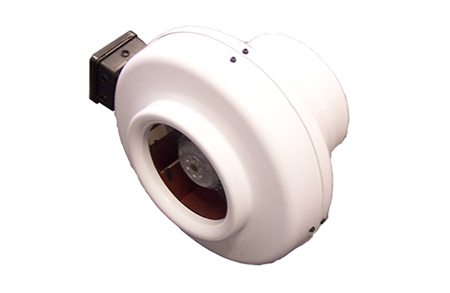 Picture of P-series plastic in-line centrifugal fan (extract or supply)